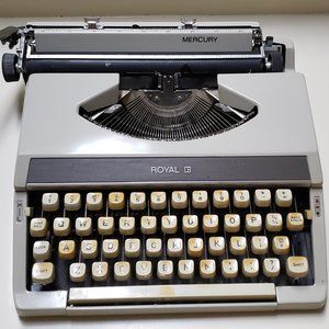 royal mercury typewriter
